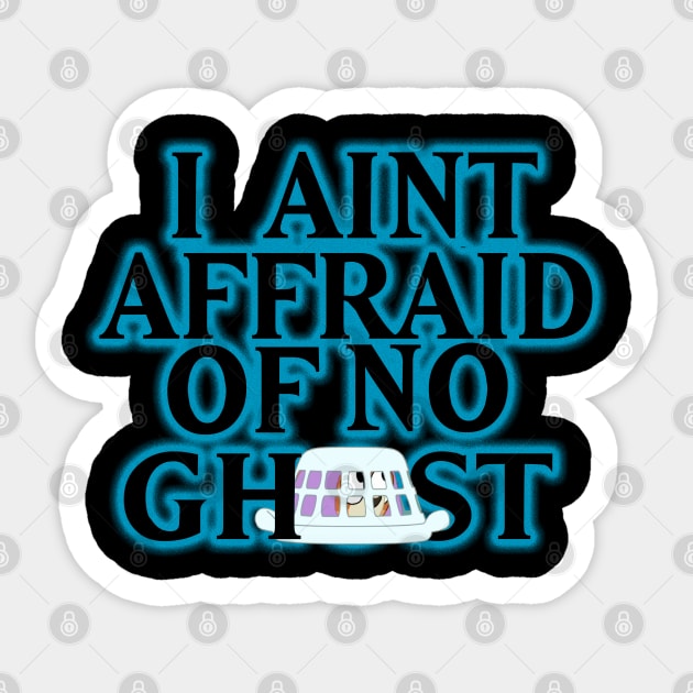 Bluey Affraid of No Ghost Basket Sticker by Classic_ATL